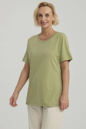 Polera Mujer Con Tachas Verde Claro