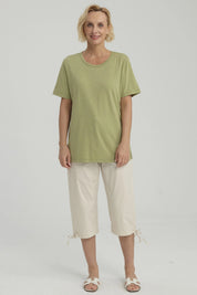 Polera Mujer Con Tachas Verde Claro