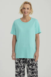 Polera Mujer Con Tachas Turquesa