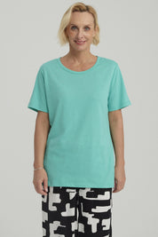 Polera Mujer Con Tachas Turquesa