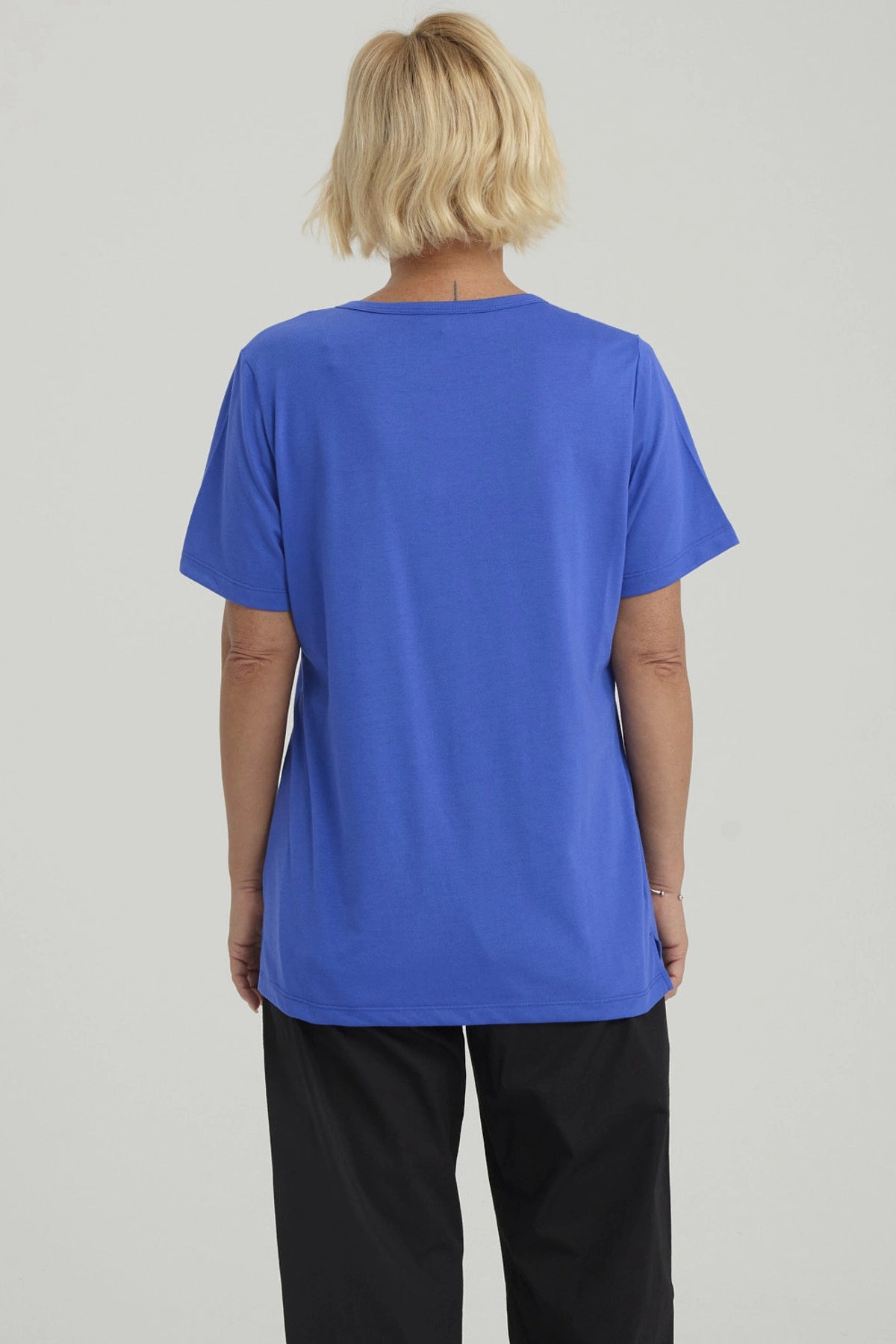 Polera Mujer Con Tachas Azulino