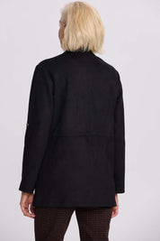 Chaqueta Mujer Recogido Negro