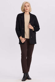 Chaqueta Mujer Recogido Negro