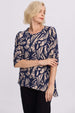Polera Mujer Estampada Azul