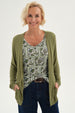 Polera Mujer Tapado Print Verde Militar