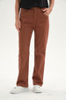 Pantalón Mujer Gabardina Cafe Claro