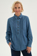 Blusa Mujer Denim Azul