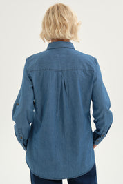 Blusa Mujer Denim Azul