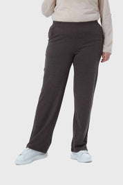Calza Mujer Con Bolsillo Café