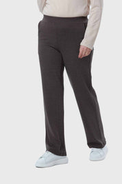 Calza Mujer Con Bolsillo Café