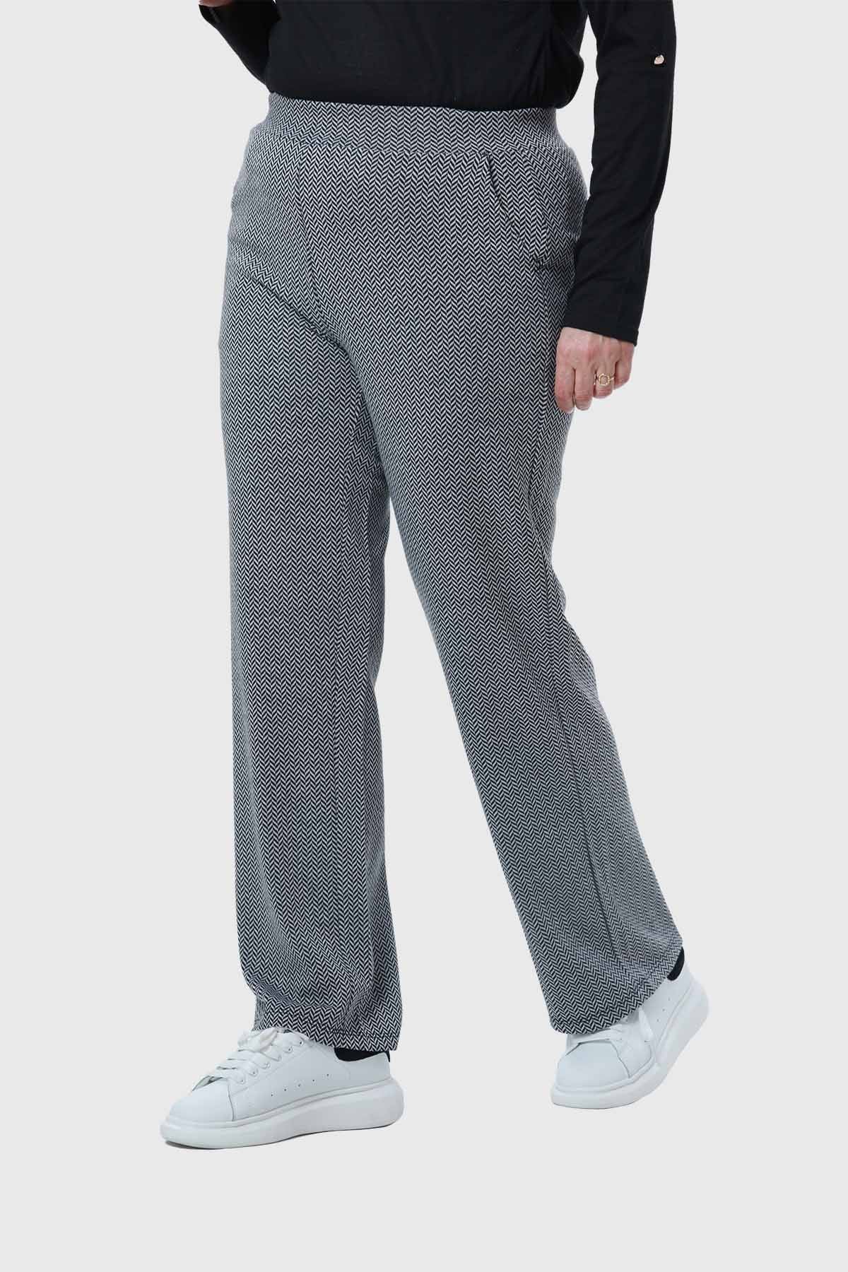 Calza Mujer Con Bolsillo Negro