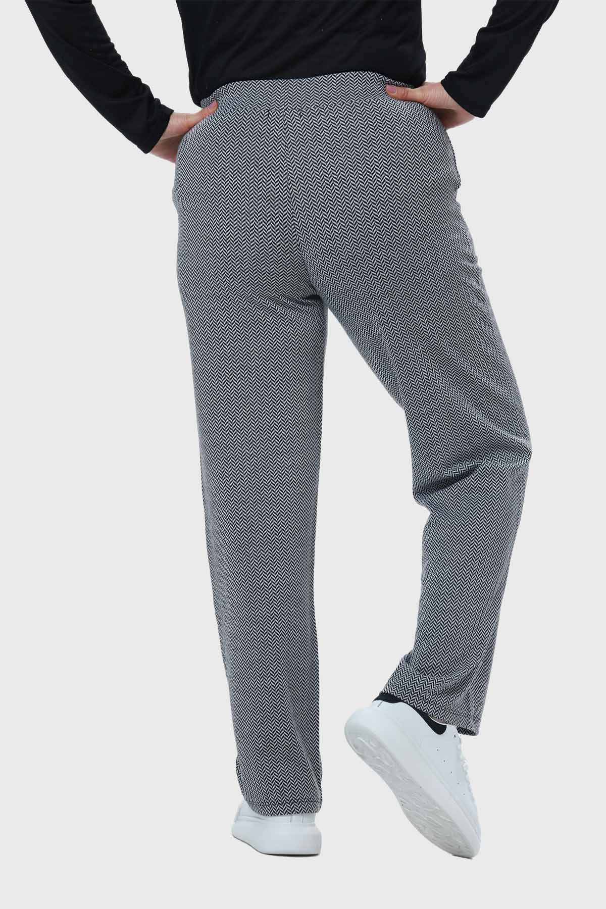 Calza Mujer Con Bolsillo Negro