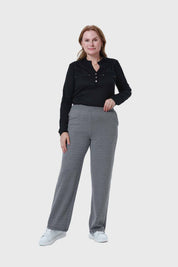 Calza Mujer Con Bolsillo Negro