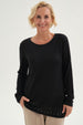 Polera Mujer Estampado Negro