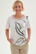 Polera Mujer Estampada Blanco