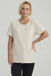 Pescador Mujer Denim Apertura Lateral Negro