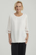 Blusa Mujer Lisa Crudo