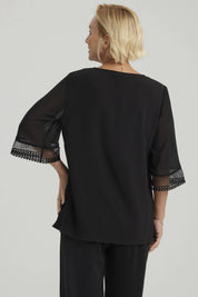 Blusa Mujer Lisa Negro