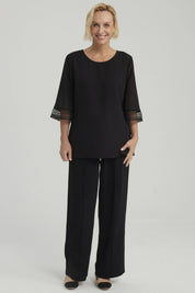 Blusa Mujer Lisa Negro