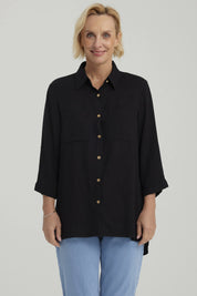 Blusa Mujer Lisa Negro