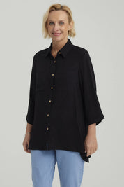 Blusa Mujer Lisa Negro