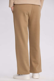 Pantalón Buzo Mujer Doble Faz Camel