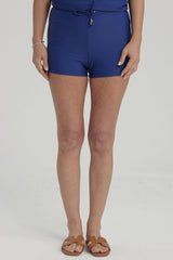 Traje de Baño Mujer Short Clásico Azul Oscuro