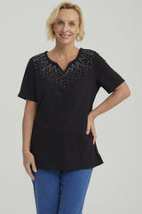 Polera Mujer Rapport Negro