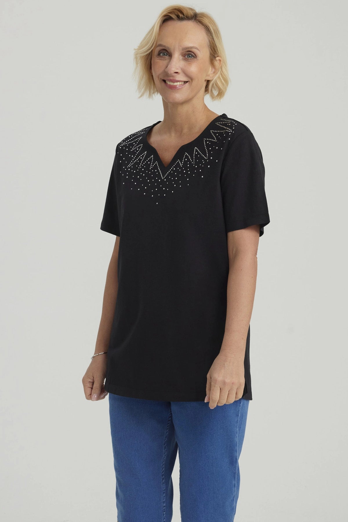Polera Mujer Rapport Negro