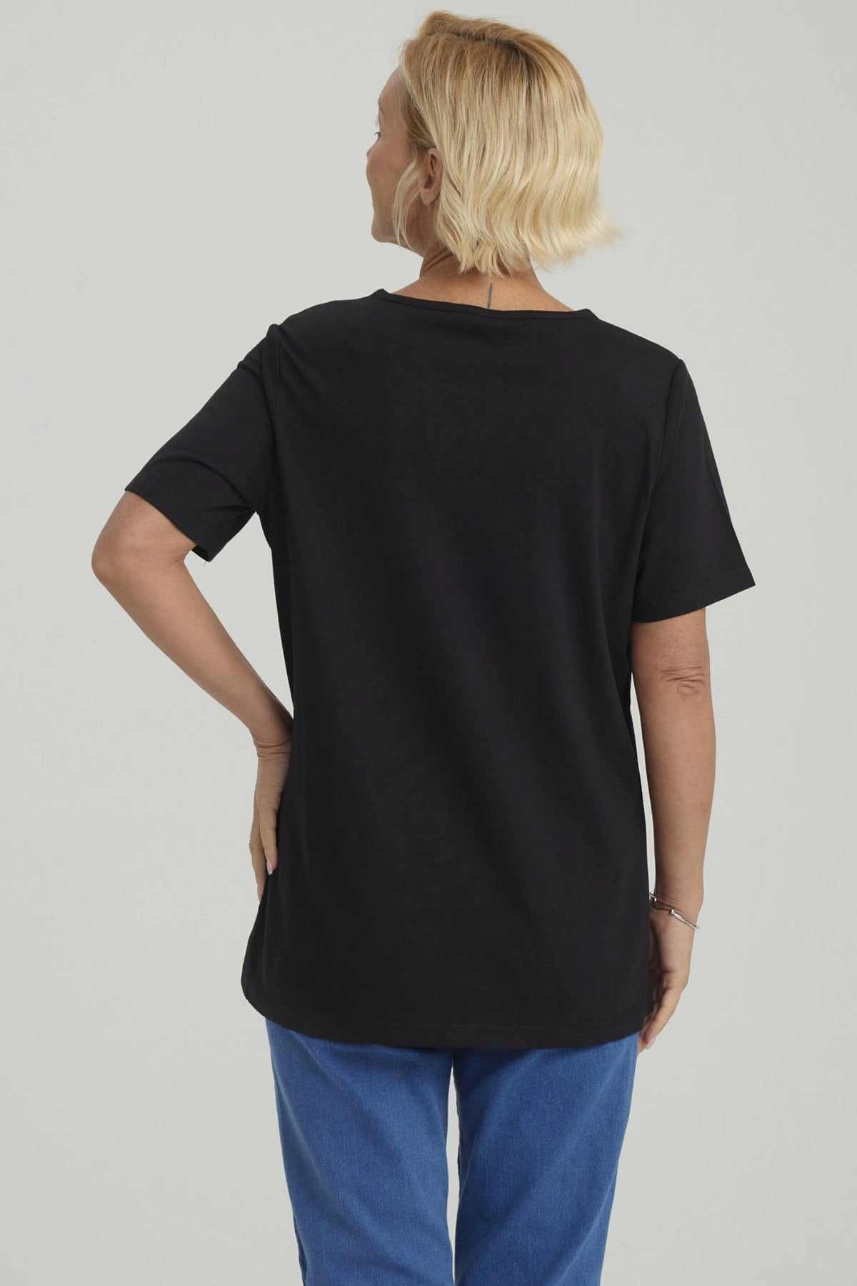 Polera Mujer Rapport Negro