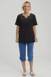 Polera Mujer Rapport Negro