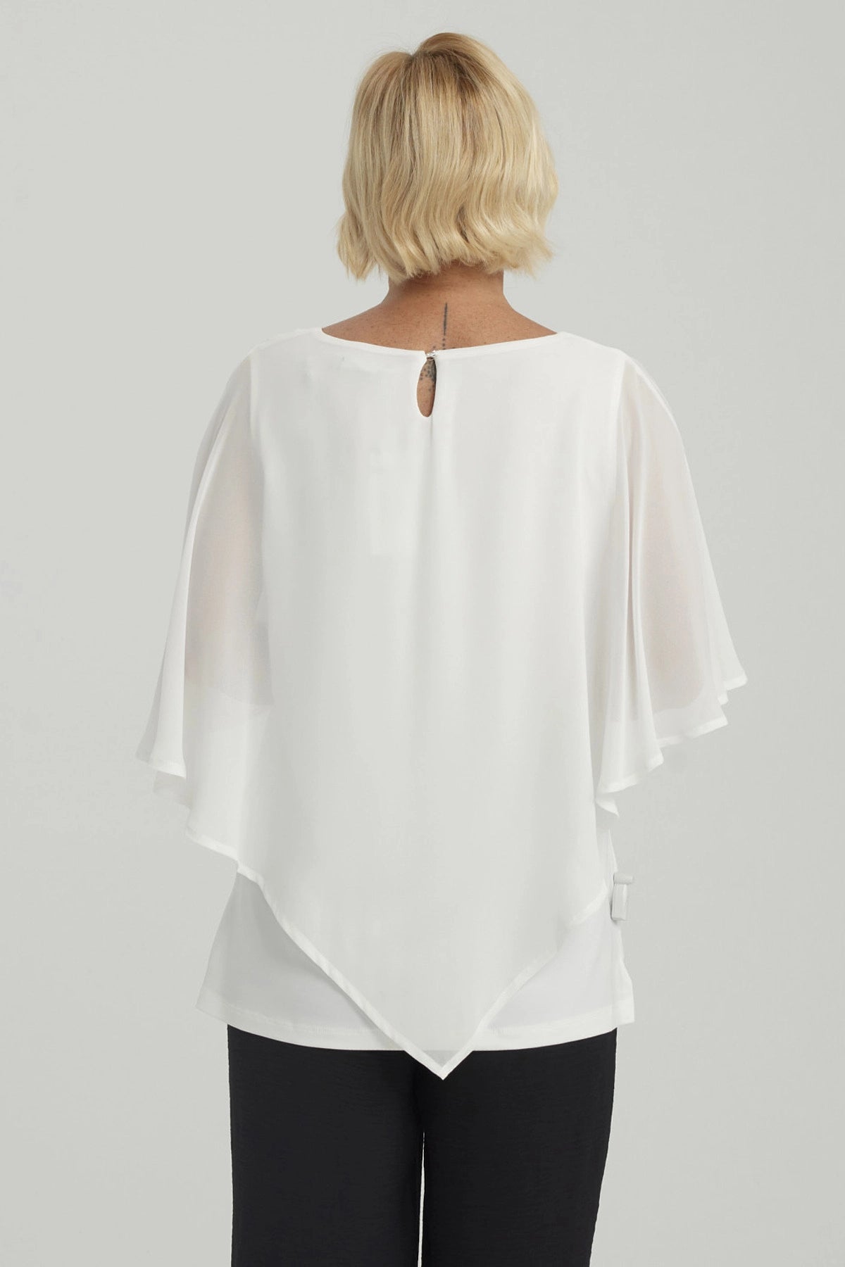 Polera Mujer Sin Hombros Y Pabilo Crudo