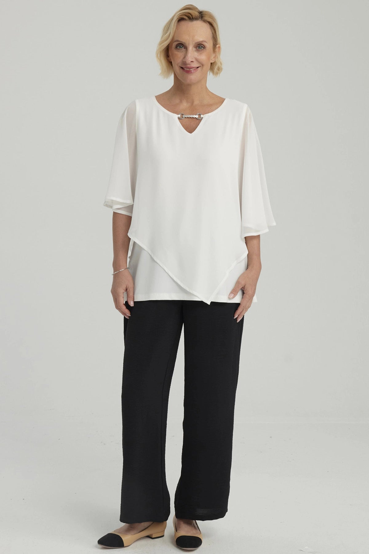 Polera Mujer Sin Hombros Y Pabilo Crudo