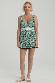 Traje de Baño Mujer Entero Full Rapport Petroleo