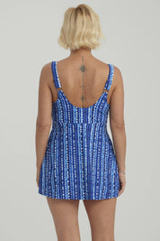 Traje de Baño Mujer Entero Full Rapport Azul Oscuro