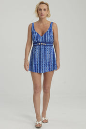 Traje de Baño Mujer Entero Full Rapport Azul Oscuro