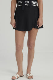 Traje de Baño Mujer Falda Pantaleta Negro