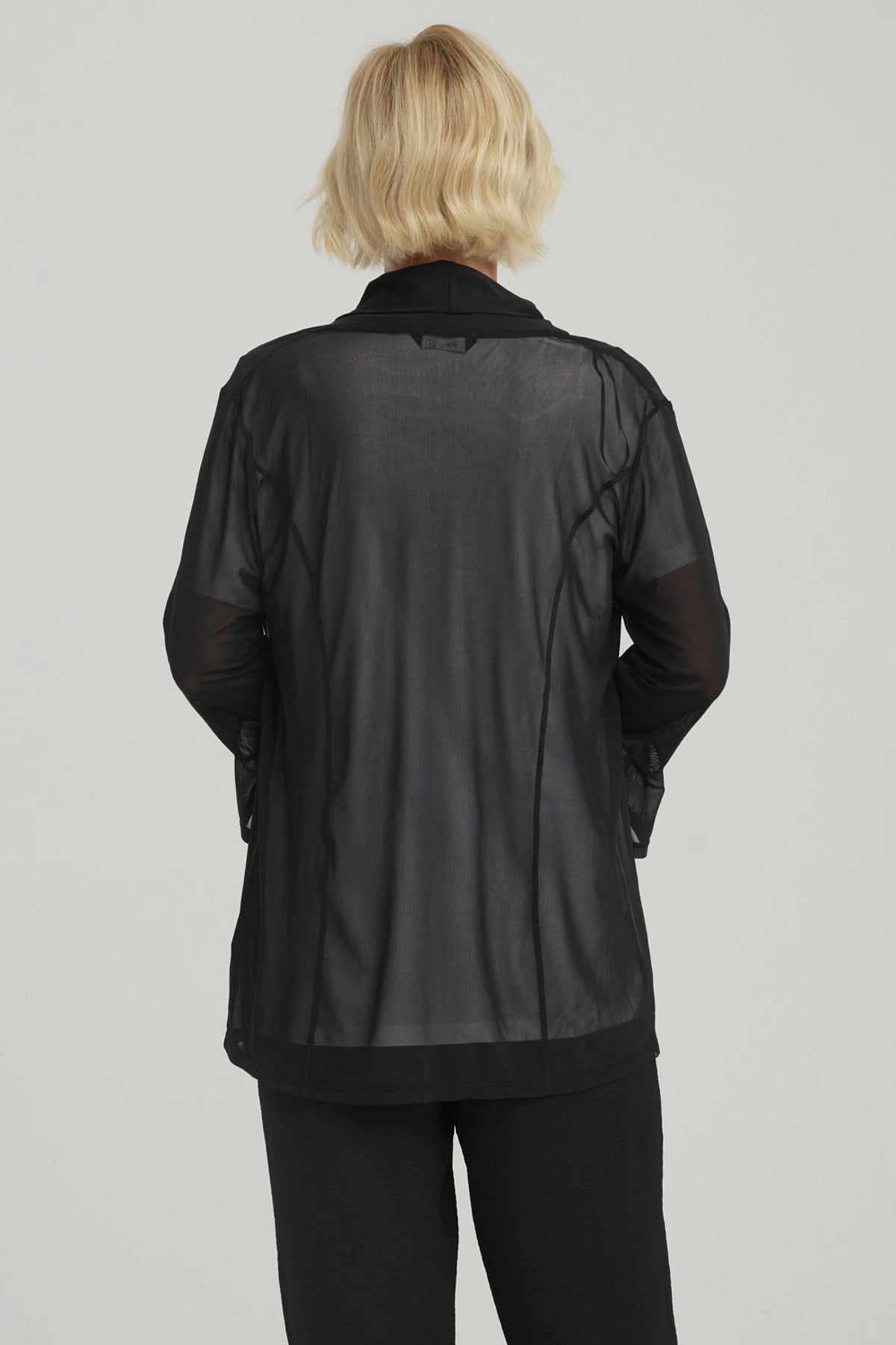 Polera Mujer Con Tapado Negro