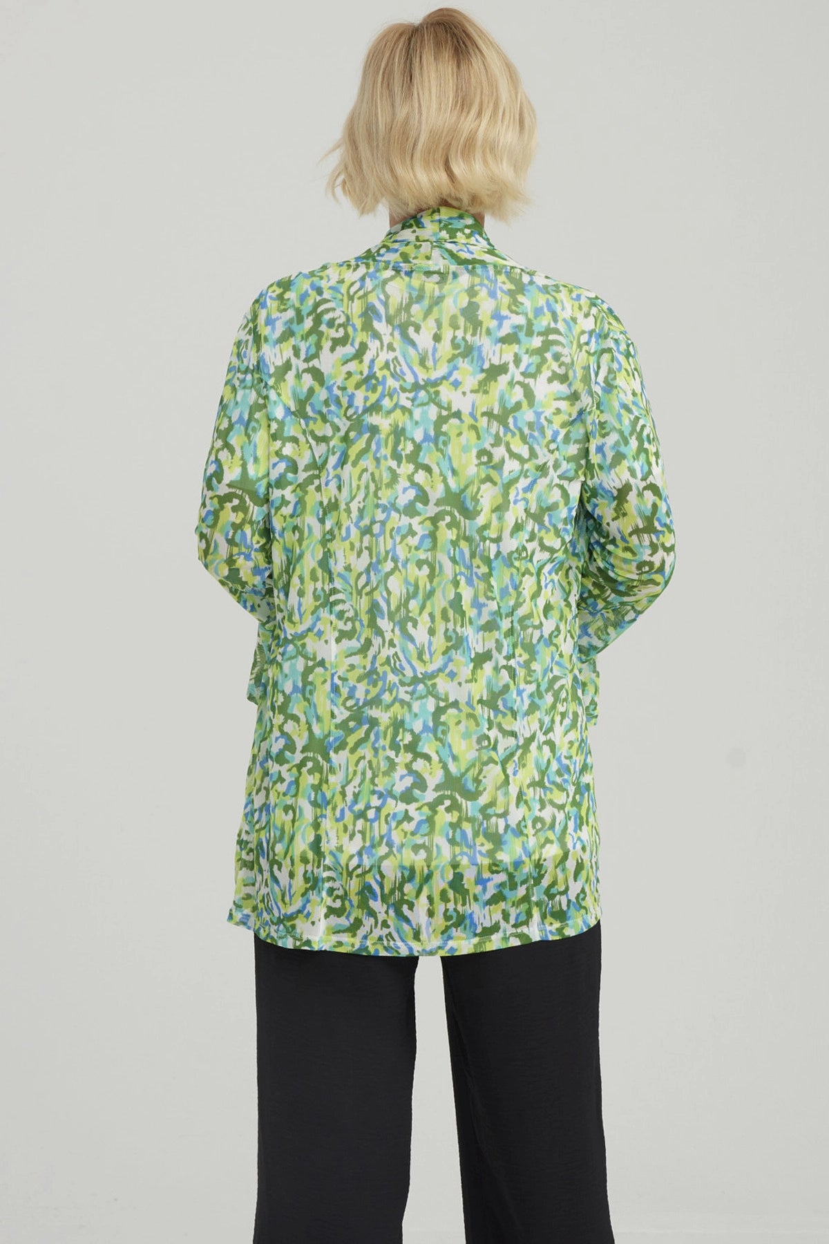 Polera Mujer Con Tapado Turquesa