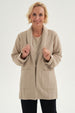 Chaqueta Mujer Abierta Beige