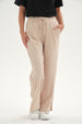 Pantalón Buzo Mujer Apertura Bota Beige