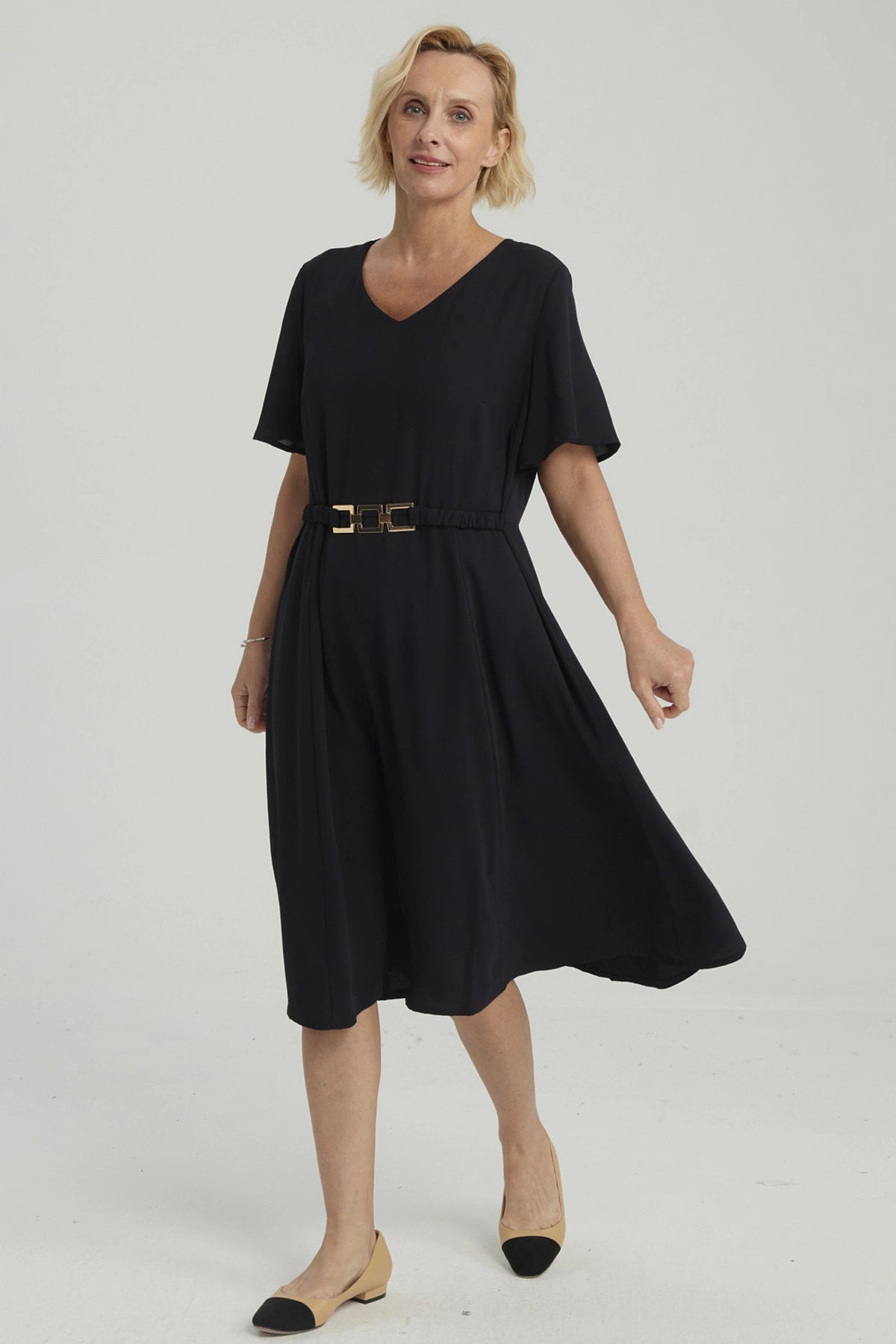 Vestido Mujer Noche Negro