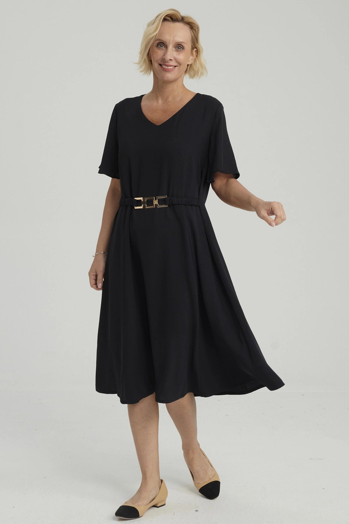 Vestido Mujer Noche Negro