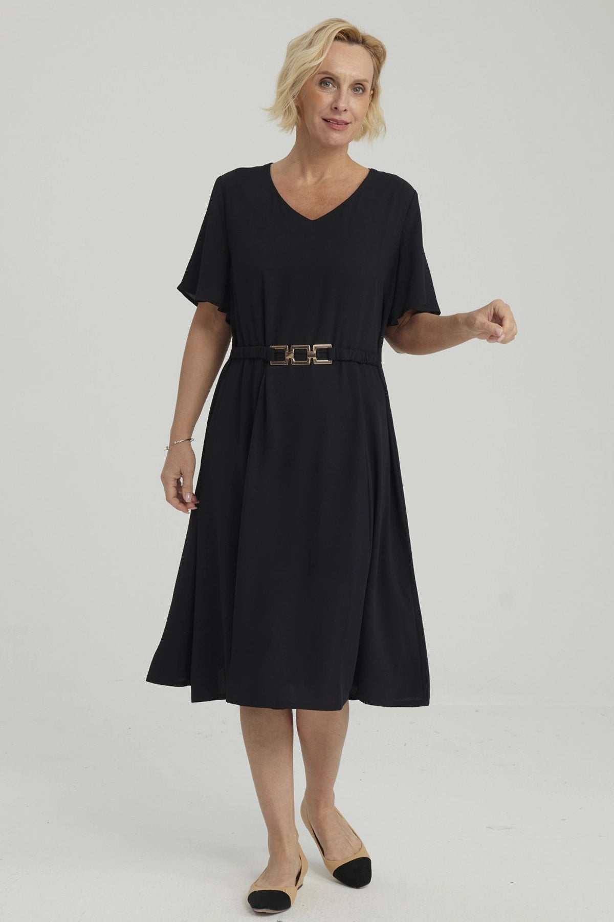 Vestido Mujer Noche Negro