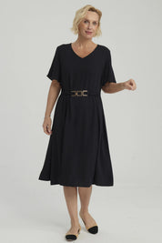 Vestido Mujer Noche Negro