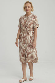 Vestido Mujer Noche Beige Claro