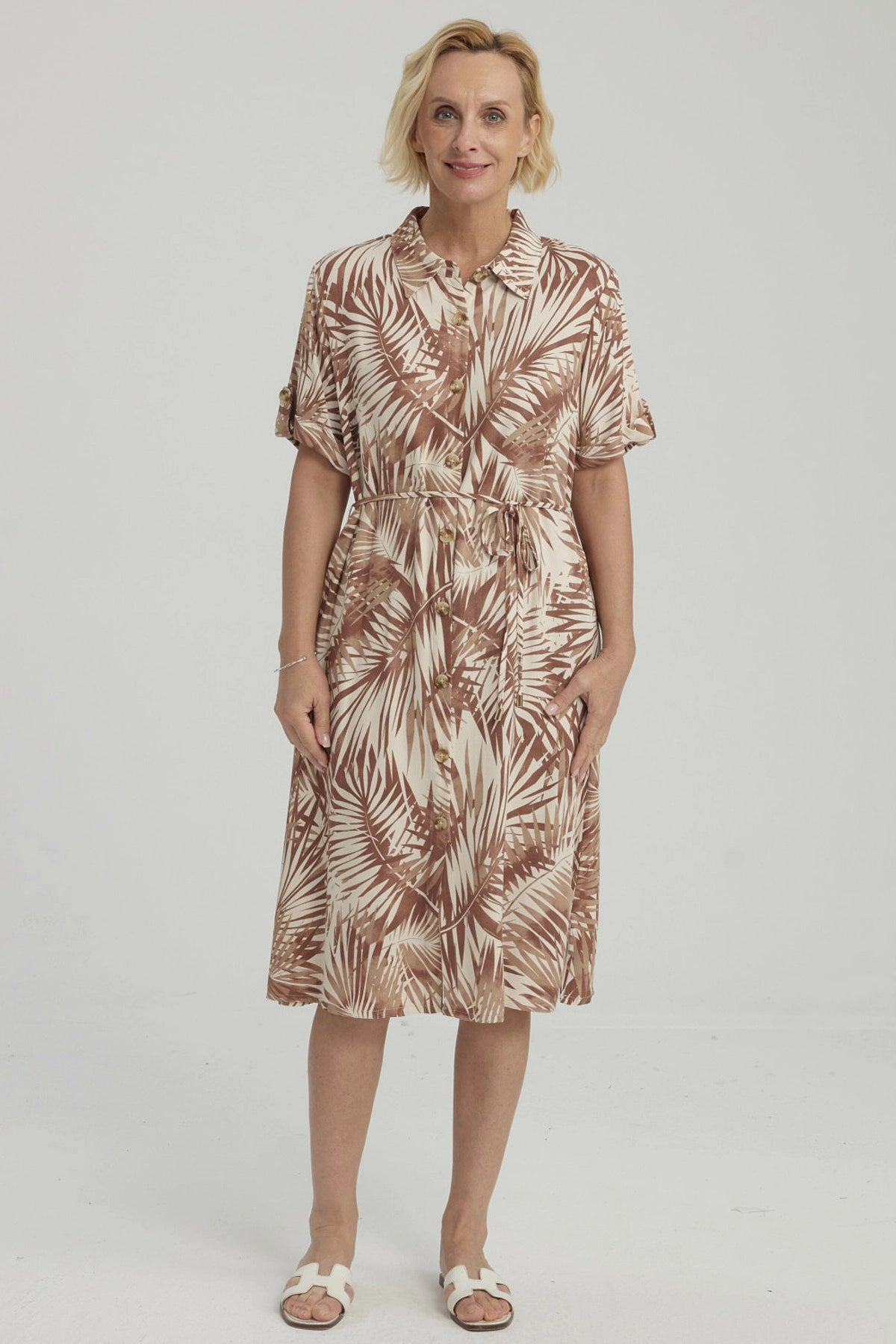 Vestido Mujer Noche Beige Claro