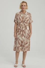 Vestido Mujer Noche Beige Claro