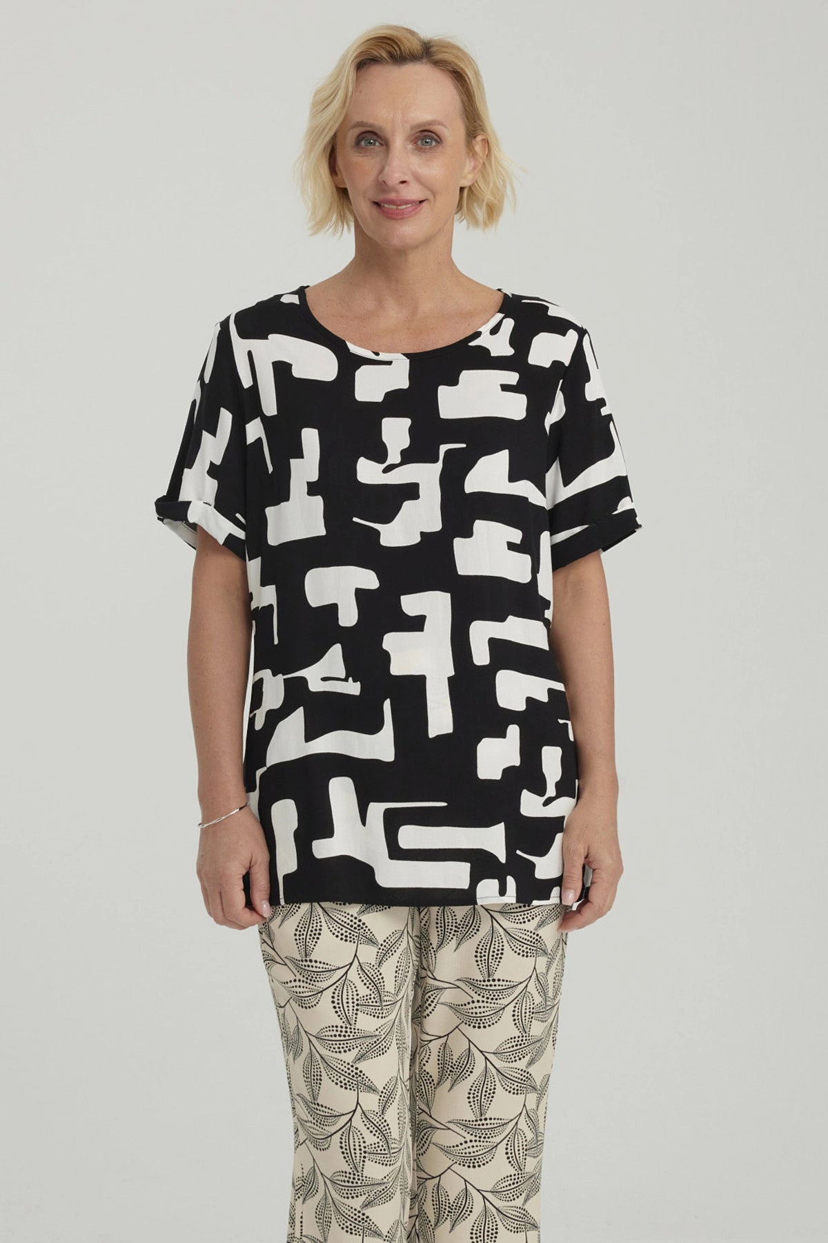 Blusa Mujer Rapport Negro