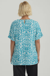 Blusa Mujer Rapport Turquesa